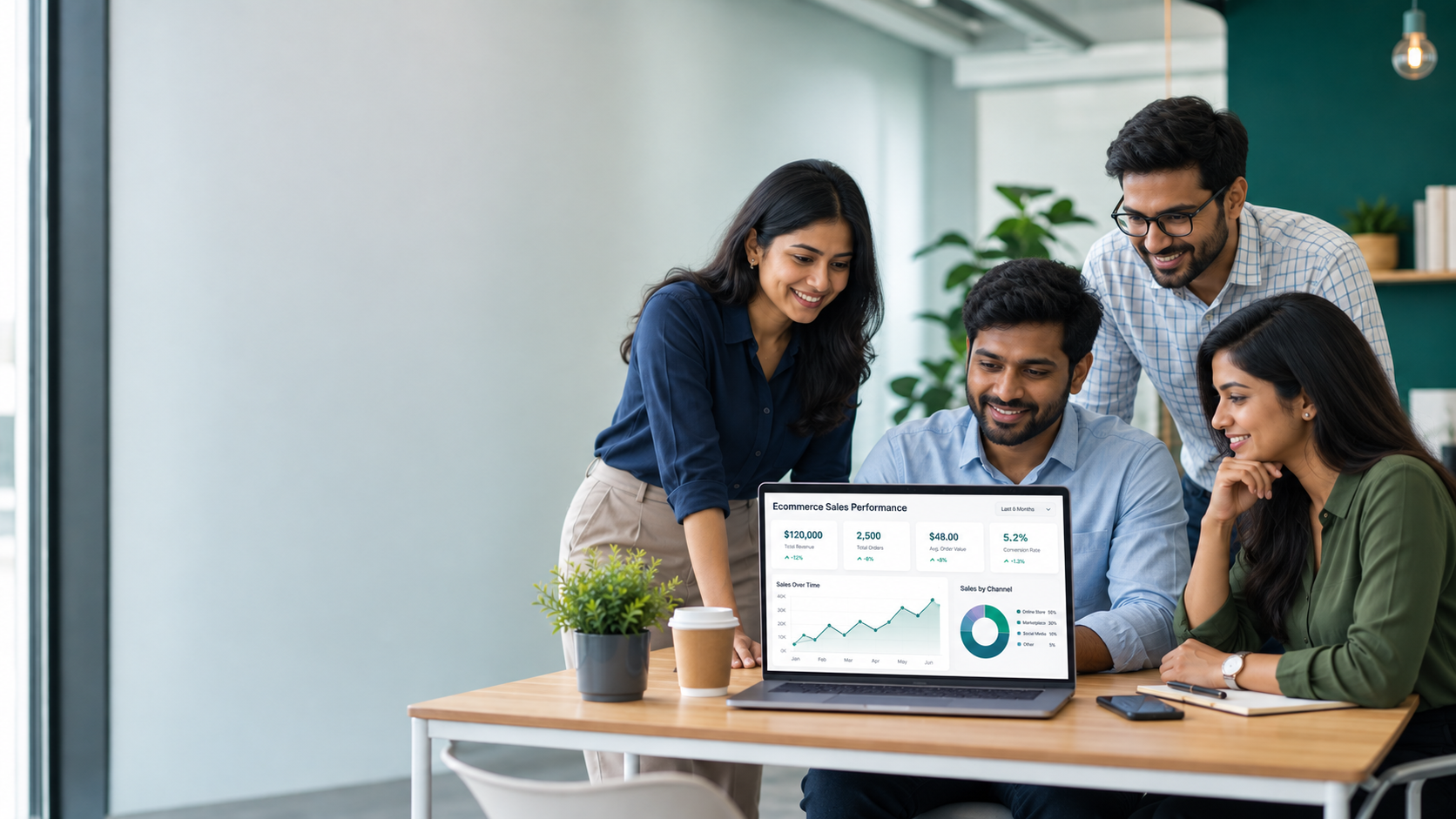 Ecommerce advisory hero background